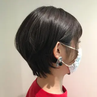 ショート 福島成美/髪質改善 縮毛矯正/カラーのヘアスタイル