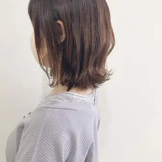 ミディアム カラー お洒落パーマ/ 艶カラー/michiのヘアスタイル