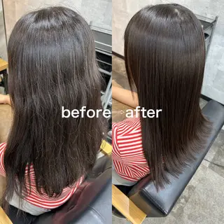 セミロング 飯塚 沙衣のヘアスタイル