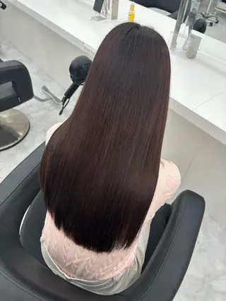 セミロング カラー モテ髪💕ハイトーン yuriaのヘアスタイル