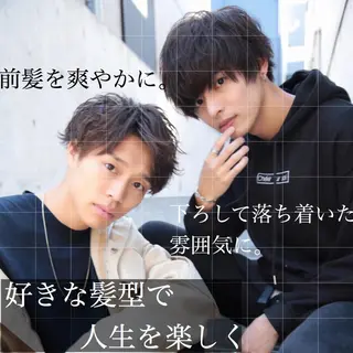 カラー パーマ メンズ 【渋谷メンズ特化】 🔥BLUCK🔥のヘアスタイル