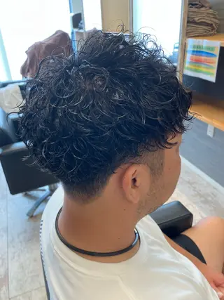 パーマ メンズ メンズ特化/パーマ/ フェードWATARUのヘアスタイル
