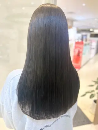 ロング カラー 艶質改善/縮毛矯正 ササキナツミのヘアスタイル