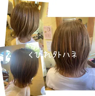 ミディアム 大鹿 数馬のヘアスタイル