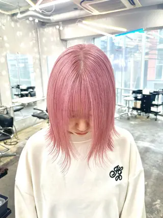 ショート カラー レイヤーカットとハイ トーン/HIROKIのヘアスタイル