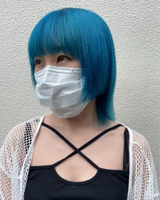 ミディアム カラー ハイトーン/ブリーチ /ウルフ⛓️MAKIのヘアスタイル