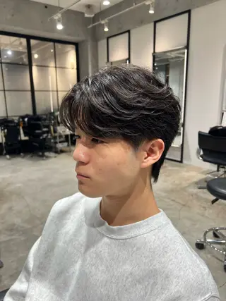 パーマ メンズ メンズカット/柏/韓 国/メンズパーマ航太のヘアスタイル