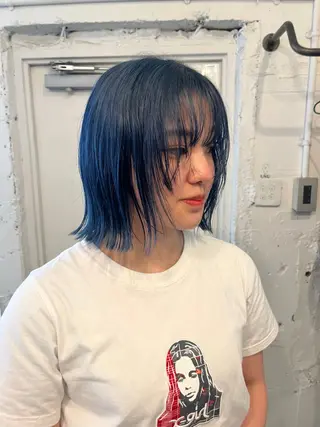 ショート カラー パーマ ✴︎UNU ✴︎モエカのヘアスタイル