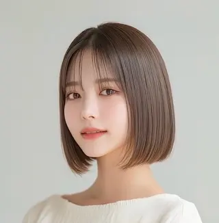 ショート カラー 韓国レイヤー 🎀Ayanoのヘアスタイル