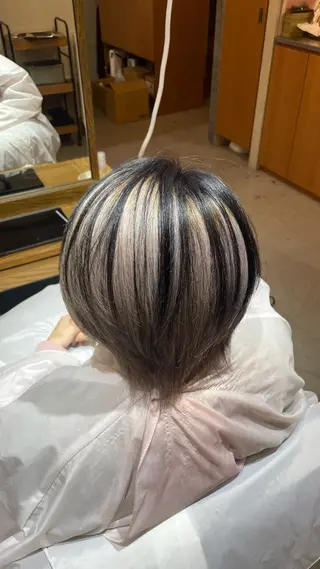 ショート カラー Hair ruup Rell所属・デザインカラー/スパ 竹西 成美のヘアスタイル