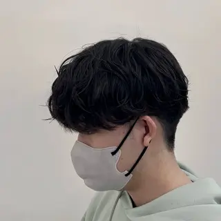 パーマ メンズ 岩角 昂音のヘアスタイル