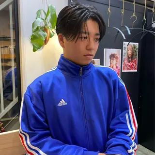 ショート メンズ ダウンパーマ 【sity.ザイク】のヘアスタイル