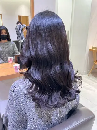 ロング パーマ ARMONY秋山輝也 コテ巻き風パーマ特化のヘアスタイル