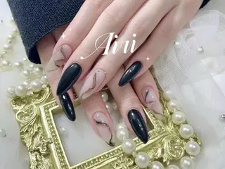 ネイル ネイルサロンAiri 長さ出し·シンプルのネイルデザイン
