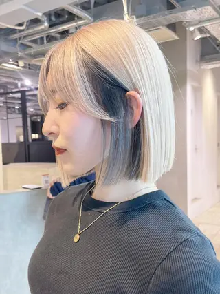 カラー ミディアム ITbyALBUM 八王子店のヘアスタイル