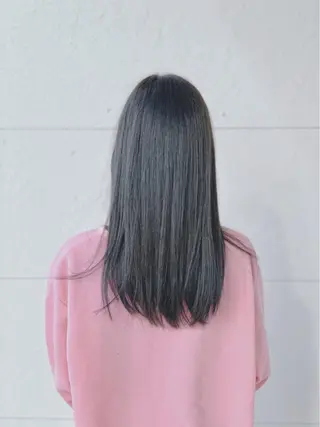 セミロング カラー 髪質改善カラーリスト /根本雄貴のヘアスタイル