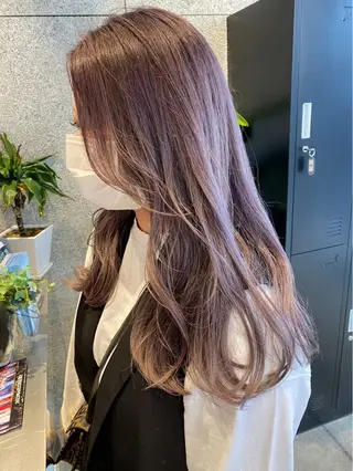 ロング カラー ⛄️推し活ヘア🖤 ♡sachika♡のヘアスタイル
