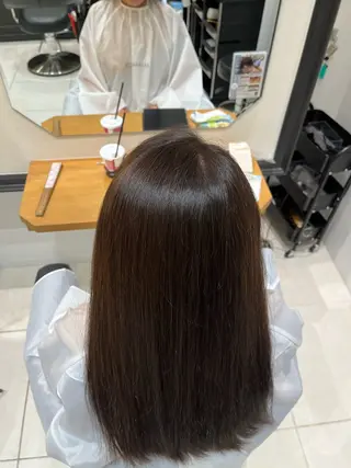 カラー GRANMASH あきほのヘアスタイル