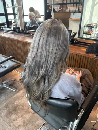 ロング 渋谷駅/ボブパーマ/ レイヤー/ケンコウのヘアスタイル