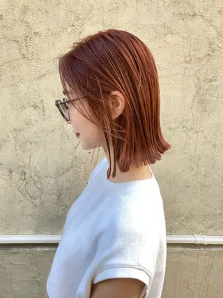 セミロング カラー BRUNTJET所属・MAEDA MADOKAのヘアスタイル