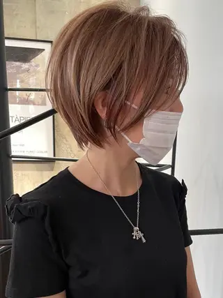 ショート カラー ハイライトNo.1☆ ゆうのヘアスタイル