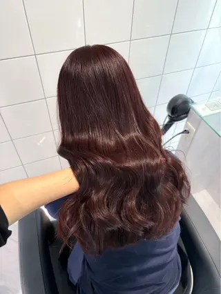 カラー ワンカラーでできる 暖色カラーゆいりのヘアスタイル