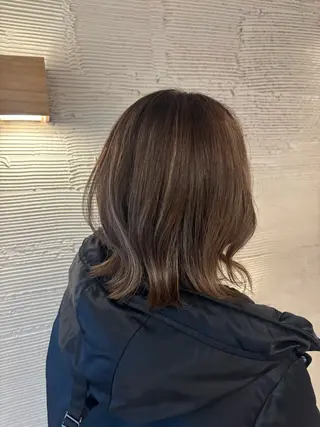 ミディアム たなかゆづき Agu千葉店のヘアスタイル