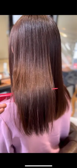 セミロング カラー 💎エクステ専門店 BIZE梅田🇰🇷のヘアスタイル