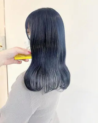 ロング カラー ヘアアレンジ ブリーチなし/ レイヤー🌿runaのヘアスタイル