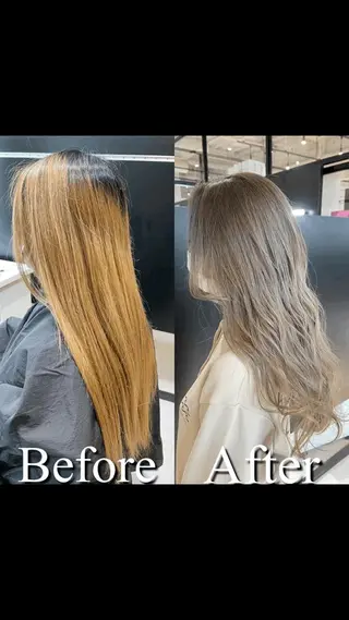 ロング カラー biscohair 髪にドラマを。のヘアスタイル