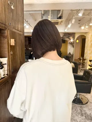 ショート 髪質改善/縮毛矯正/ 艶カラー/内山翔太のヘアスタイル