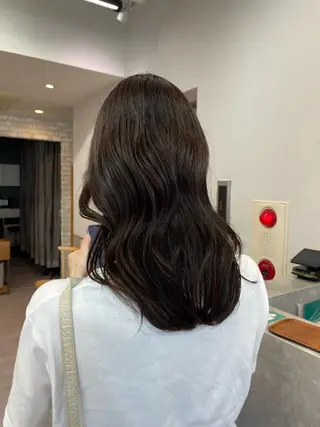 セミロング 江上 京花のヘアスタイル