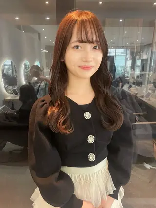 ロング Asumi 髪質改善のヘアスタイル