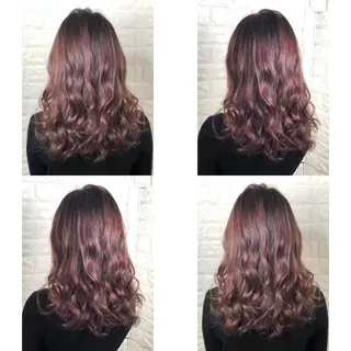 セミロング カラー KIZU 髪質改善 オカルト怪談のヘアスタイル