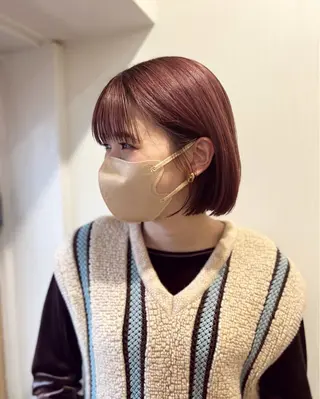 セミロング カラー トレンドと似合わせ/ マンツーマン/西上楓のヘアスタイル