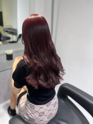 ロング 💗暖色カラー💗 ツヤ髪💗Mayaのヘアスタイル