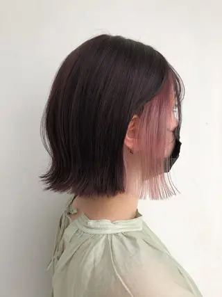 ショート ボブカット/ 尾崎龍聖のヘアスタイル