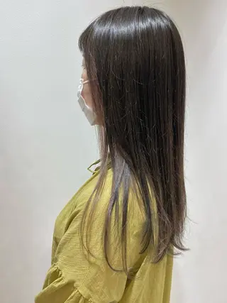 ロング カラー 🐺ウルフ/レイヤー 似合わせ‎🤍沙羅のヘアスタイル