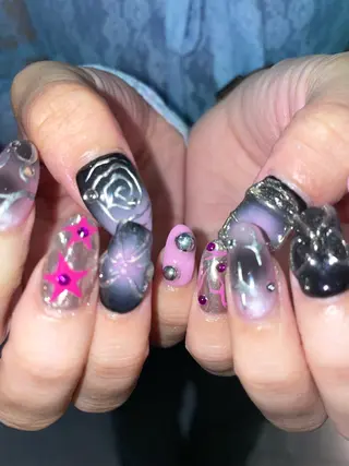 ネイル hair&nail ☯️アイリ☯️のネイルデザイン