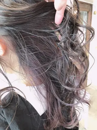 セミロング カラー 浦山 和之のヘアスタイル