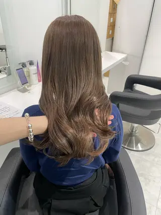 セミロング カラー 🌿透明感赤み消し Keishin🌿のヘアスタイル