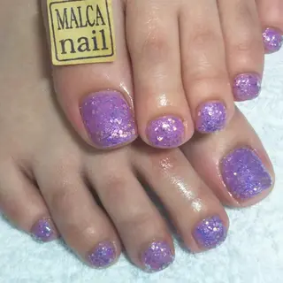 セミロング ヘアアレンジ パーマ ネイル キッズ マツエク・マツパ MALCAnail(マルカネイル)所属・荒木 莉奈のネイルデザイン