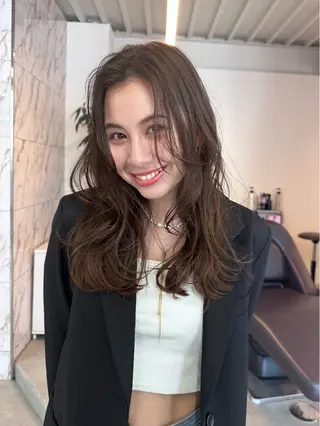 ロング カラー Masena所属・🍁中川 慎之介🍁のヘアスタイル