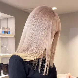 ロング カラー ヘアアレンジ メンズ ハイトーン特化 ♡shoka♡のヘアスタイル