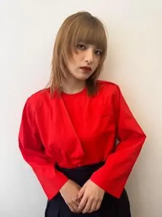 ミディアム nelke 立川のヘアスタイル