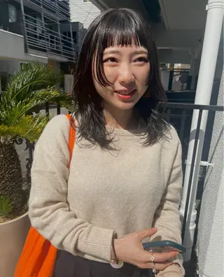 ミディアム カラー tim.所属・🪐ナチュラルモード ヘア🪐honokaのヘアスタイル