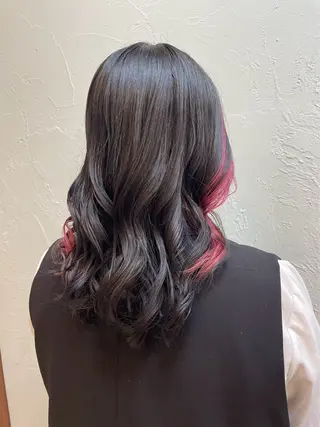 セミロング カラー 富澤あゆみ/髪質改善 /レイヤーカットのヘアスタイル