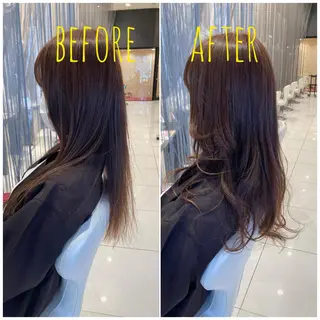 カラー ヘアアレンジ 田畑 福恵のヘアスタイル