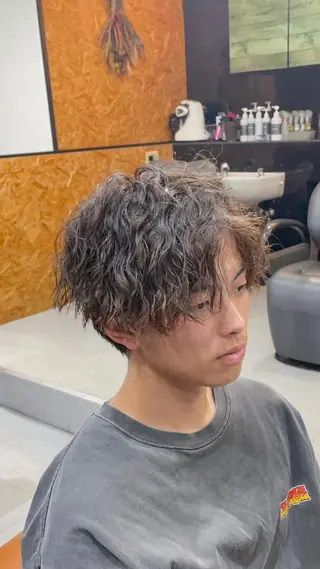 ショート メンズ かんばら りょーいのヘアスタイル