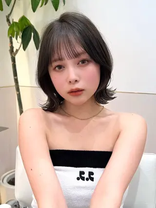 ミディアム 新宿/髪質改善/ボブ 韓国レイヤー大重聖斗のヘアスタイル